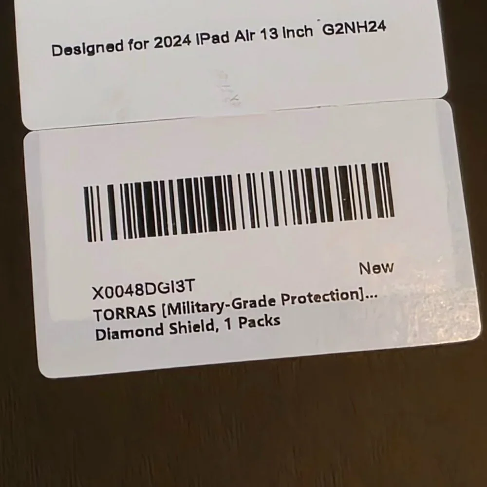 Torras Tablet Protective Cover 2024 Ipad Air 13 in Military Grade Diamond Shield